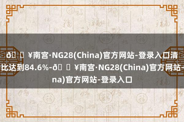 🔥南宫·NG28(China)官方网站-登录入口清洁动力占比达到84.6%-🔥南宫·NG28(China)官方网站-登录入口