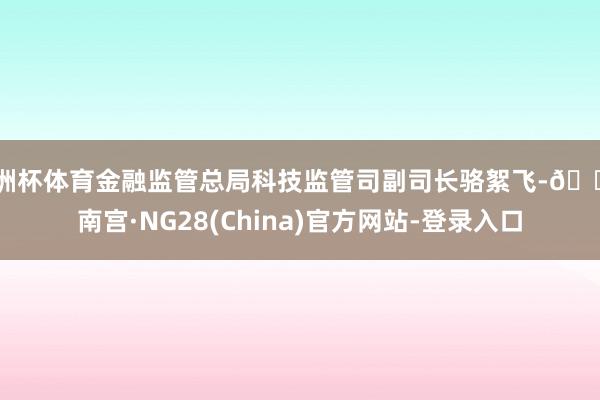 欧洲杯体育金融监管总局科技监管司副司长骆絮飞-🔥南宫·NG28(China)官方网站-登录入口